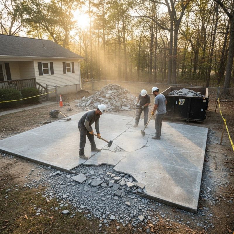 Concrete Porch Removal in Sacramento, CA
